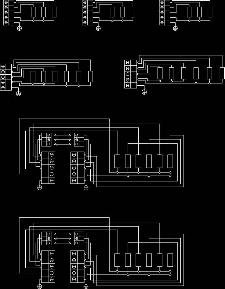 Kytkentäkaavio Electrical Diagram DRFT3-35NS-CNR 3,5 k DRFT3-45NS-CNR 4,5 k DRFT3-60NS-CNR 6,0 k N G 1.15 1.