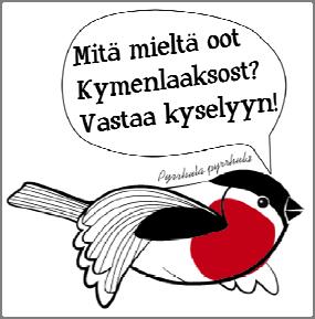 Kymenlaakson maakuntaohjelma 2018 2021, ympäristöselostus Asukaskysely Kymenlaakson Liitto kartoitti maakuntaohjelman valmisteluun liittyen asukkaiden mielipiteitä maakunnan nykytilasta ja