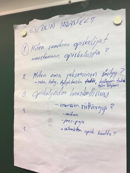 Tiimiopetuksen ja -oppimisen käytänteisiin tutustuminen Opettajien tuki Opetushenkilöstölle suunnattuja