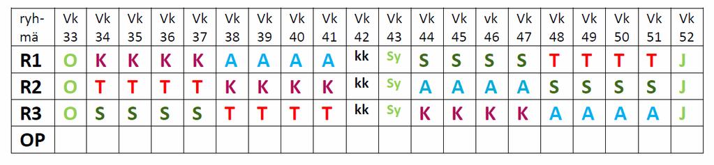 Pilotin toteutusvaihe 1.