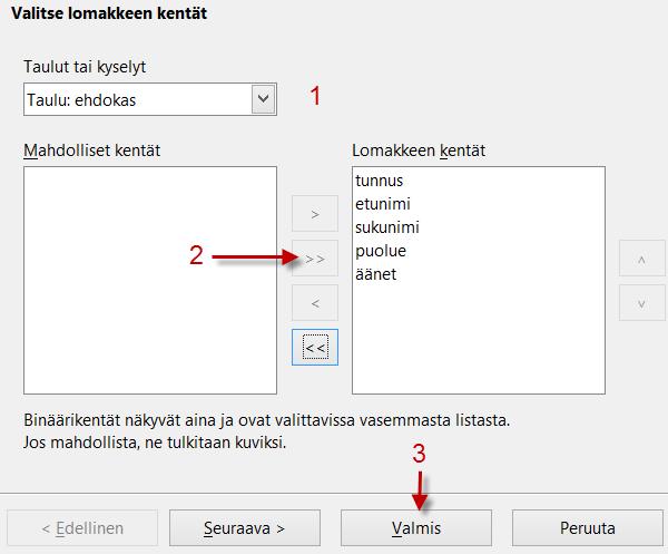 Jatka eteenpäin kohtaan 5 valitsemalla Seuraava.