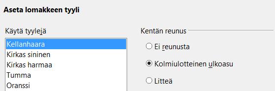 Laita lopuksi lomakkeelle nimi ja napsauta