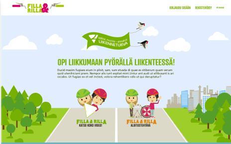 Fillarilla - Innostavaa pyöräilykasvatusta alakouluihin Iloinen digitaalinen oppimisympäristö www.fillarilla.fi Aikataulu ja käyttöönotto 1. testiversio loka- joulukuu 2017 1.