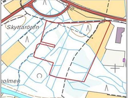 4 Kuva 2: Asemakaava-alueen rajat on merkitty punaisella viivalla. 2. Lähtökohdat ja tavoitteet Pedersören kunta osti tilan Hönsörn 1:117 vuonna 2015 ja kunta omisti jo sitä ennen tilan Östman 1:165.