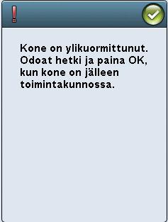 Valitse: Normaali kudottu SEWING ADVISORista, suoraommel 1 1, liukuva vapaaompelu ompeluinfovälilehdeltä. Käytä: Suosituksen mukainen paininjalka R ja neula nro 80.