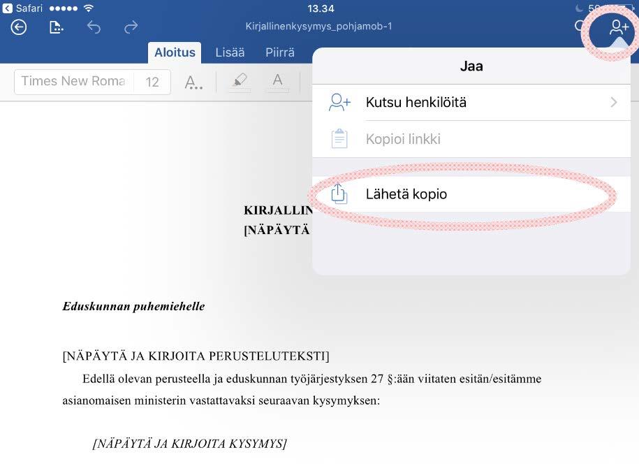 varten.