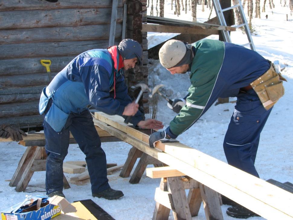 Inarin retkeilyalueen kehittäminen 2008-2010 -> laadunparannushanke - Hankkeen kokonaiskustannusarvio n. 0,5 milj. MH 159.000, Lapin TE-keskus 199.200 ja Inarin kunta 100.