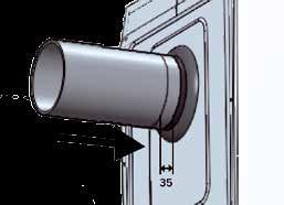 5. ENTLÜFTUNG Das gesamte Entlüftungssystem von der Toilette bis zum Dachaufsatz muss einen Rohrdurchmesser von 110 mm aufweisen.