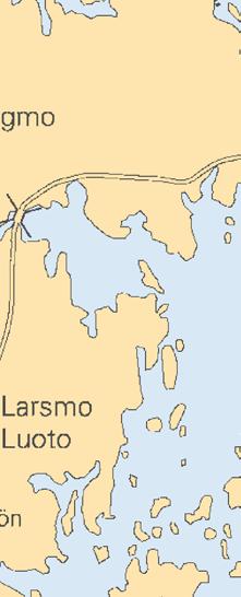 Det är speciellt viktigt att märka ut näten väl för att undvika ömsesidiga skador. Off Jakobstad and in Jakobstad channel, hydrographic surveying in progress in the sea area marked in the chartlet.