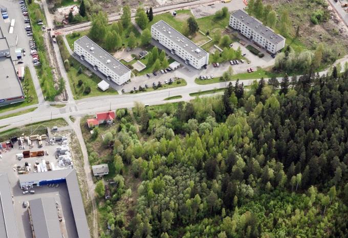 Viistokuva suunnittelualueesta idänsuunnasta (2012) 10. Päätöksenteko ja palaute OAS:sta Asemakaavan hyväksyy Jyväskylän kaupunkirakennelautakunta.