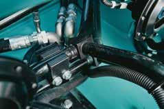 Moottorissa on EGR-jäähdytin ja hiukkassuodatin, jotka mahdollistavat suuren tehon optimoidun palamisen avulla ja vähentävät PM- ja NOx-päästöjä merkittävästi.
