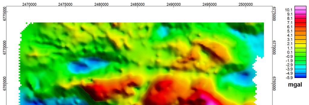 GEOLOGIAN TUTKIMUSKESKUS 86/2015 7 Kuva 7. Residuaaliaineisto, vinovalaistu koillisesta.