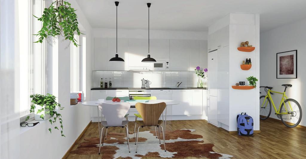 sunto Oy Lotankallio Espoo Taiteilijan näkemys Keittiö Lotankallion asuntoihin tulee laadukkaat, tyylikkäät keittiöt, joiden suunnittelussa on panostettu muun muassa kokkauksen sujuvuuteen.