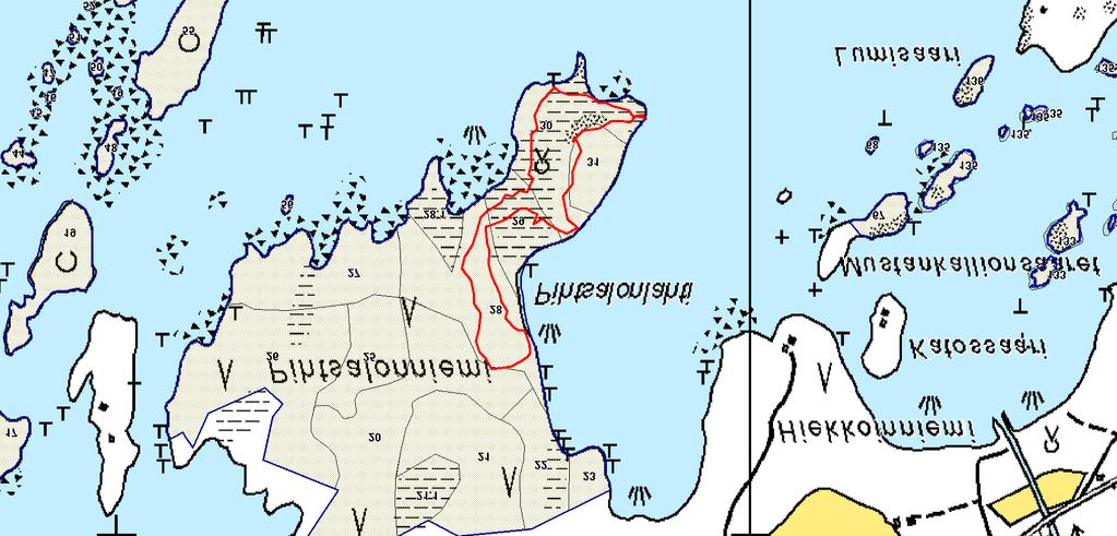 viivalla. 200 m Kuva 11.
