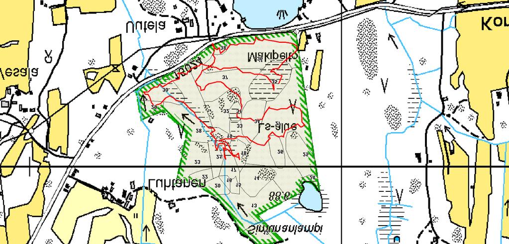 200 m Kuva 16. Luhtanen. Kuljettu reitti punaisella viivalla. Arvio kohteen kartoitustehokkuudesta Luhtasen kartoitus oli nopeasti ohi, sillä lajisto oli pääosin varsin tavanomaista.