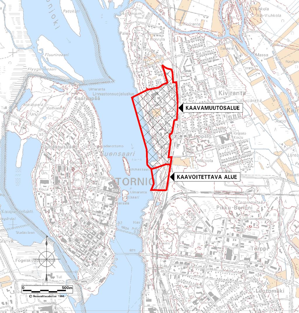 TORNION KAUPUNKI Tekninen keskus Kaupunkirakenne 16.1.2003 1(6) ASEMAKAAVA JA ASEMAKAAVAN MUUTOS 22. KAUPUNGINOSASSA (KIVIRANTA - OPISTONALUE) 2VDOOLVWXPLVMDDUYLRLQWLVXXQQLWHOPD.