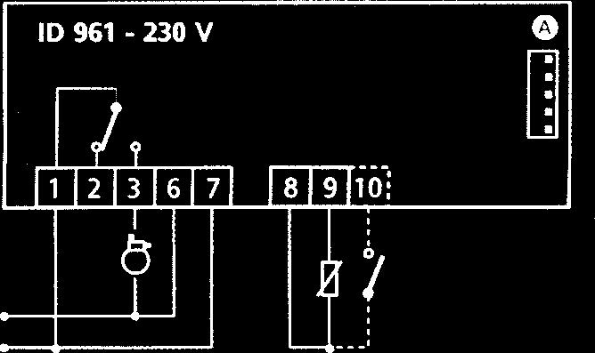 termostaatit 2 1 230V Elektroniset termostaatit 230V aukkoon 71x29 syvyys 60 mm -30...+75 C Anturi Typ. NTC 10000 ohm.