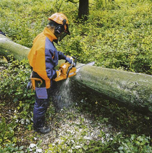 Perussäännöt sahan käsittelyyn Tukeva peukalo-ote Takapotkuriski Pidä saha lähellä itseäsi Tasapaino