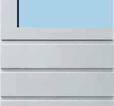 APU 67 Thermo: paras lämpöeristys ja U-arvo jopa 1,5 W/ (m² K) ovikoon ollessa 5 5 m Tukeva alalamelli 750 mm korkea alalamelli on saatavilla valinnaisesti ilman lisämaksua Stuccotai