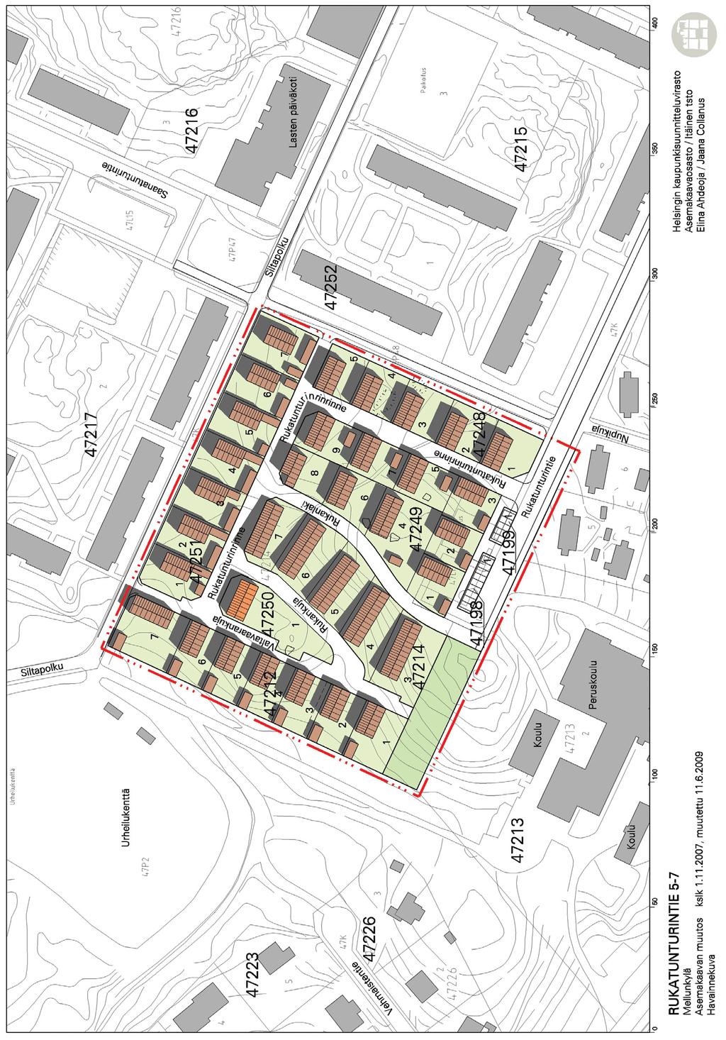 rakentamistapaohje MELLUNKYLÄ, Rukatunturinlaki Rukatunturintie 5-7 Helsingin