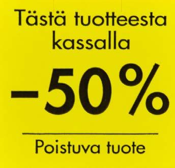 9290756 keltainen, Tästä tuot. kass. -30%.