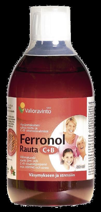 FERRONOL Hyvänmakuinen rauta- ja moni vitamiinijuoma!