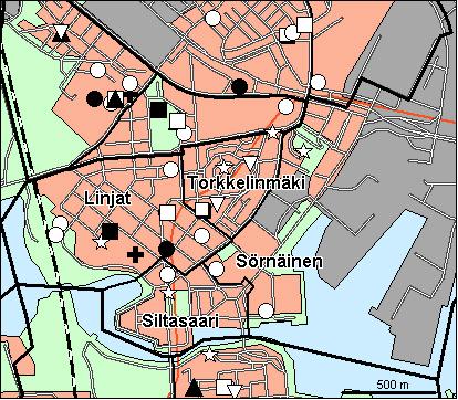 31 Kallion peruspiiri Copyright Helsingin kaupunki, Kaupunkimittausosasto 36 /23 Genimap Oy, Lupa L5475/3 Asukastiheys h/km2 Asuntojen keskikoko m2 Asuntokuntien keskikoko Korkeakoulututkinto 15 1