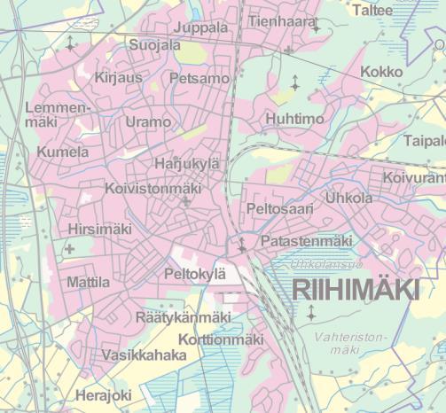 ASEMAKAAVAN MUUTOS SEKÄ LAAJENTAMINEN Riihimäen Parooninmäen teollisuusalueelle, hieman yli kilometrin päähän Riihimäen keskustasta, on suunnitteilla asemakaava ja asemakaavan muutos.
