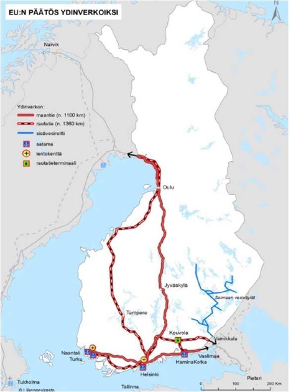 TEN T EU:n TEN asetus on jäsenmaita velvoittava ja sisältää laatukriteerit. TEN T ydinverkko tulee saada valmiiksi vuoteen 2030 mennessä.