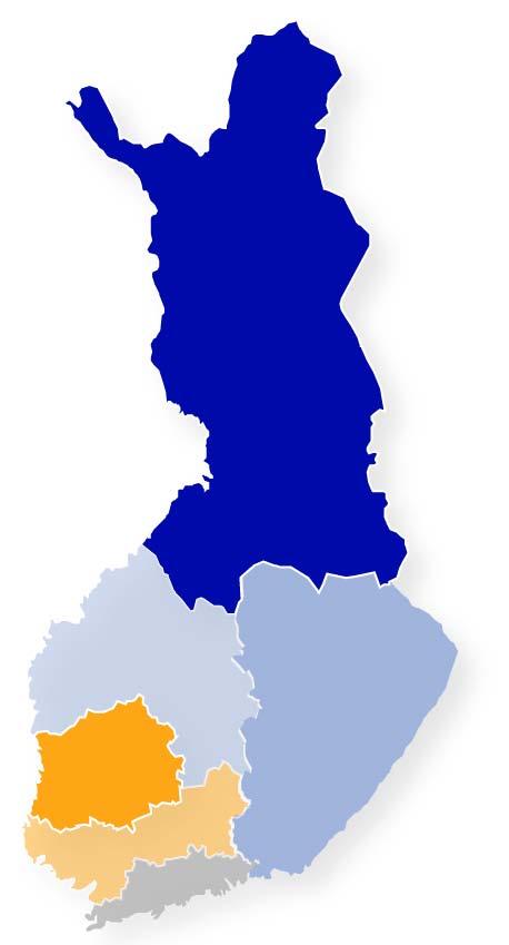 Yhtenäiset prosessit Vanhat hätäkeskusalueet Uudet