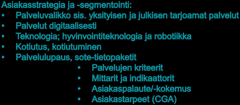Asiakasmäärä Asiakas kokoaa palvelunsa neuvonnan ja ohjauksen tuella Asiakasohjaaja kokoaa oikean osaamisen ja tiedon asiakkaan tarpeista oikeaan paikkaan Yleinen viestintä ja neuvonta Matalan