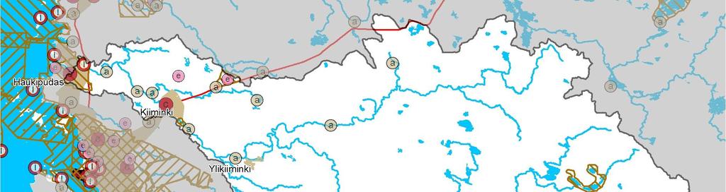 ja vapaa-ajan alueena sekä luontomatkailuvyöhykkeenä. Lisäksi taajamia kehitetään erityisesti jokimaiseman arvojen ja mahdollisuuksien pohjalta.