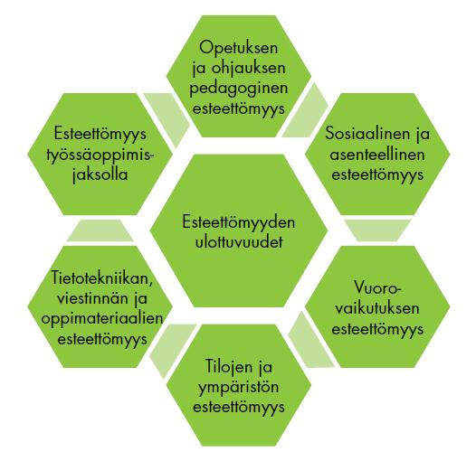 Esteettömyys toisen asteen opinnoissa