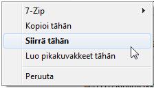 2.2.2 Nopeutta ja tehoa työskentelyyn kakkospainikkeen käytöllä Opettele käyttämään kakkospainiketta.