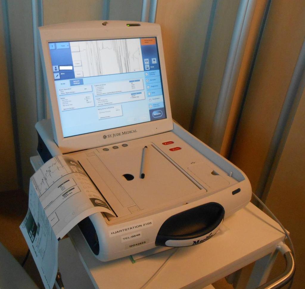 15 kaileva monitori. Ensimmäinen mittaus tehdään yleensä kolmen kuukauden kuluttua tahdistimenasennuksesta. Sen jälkeen mittauskäyntejä on yleensä 1-2 vuoden välein. (Vaasan keskussairaala 2015.