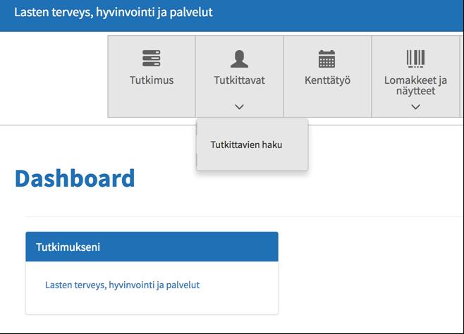 2. Terveystarkastuksen yhteydessä: Perheen kirjaaminen THL:n Tutkimus-