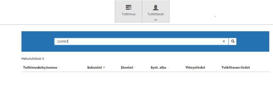 2. Terveystarkastuksen yhteydessä: Perheen kirjaaminen THL:n Tutkimus- ja ajanvarauspalveluun Kirjoita hakukenttään