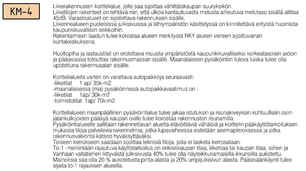 KM-4 -kortteli Asemakaava 3448; Kellokosken keskustan rakentamisohjeet korttelit 7000,7001, 7043 7048, 7418 Kaupan kortteli on Kellokosken keskustan keskeinen kortteli, jonka toteuttaminen vaatii