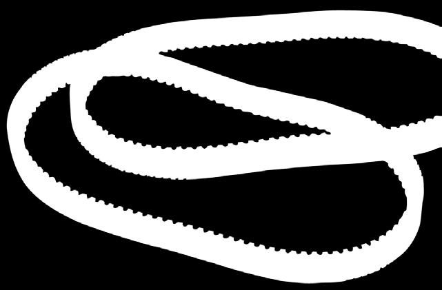 PBO / EXTREME Extreme-käyttöön, paras käyttöikä CNC-sivukulmakoneistus Pidempi sisäänajoaika 2014 // LISÄVARUSTEET Varaosanumero Hihnan leveys (mm) Sivukulma ( ) Halkaisija (cm) Ulompi ympärysmitta
