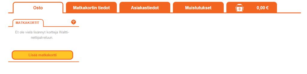 4 Osta matkakortti 1 Valitse Lisää matkakortti-palveluun.