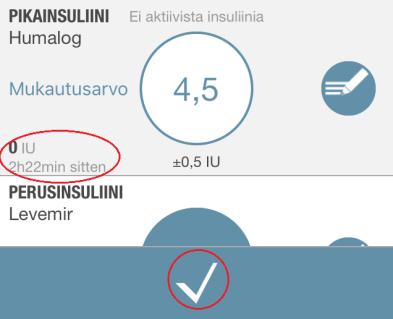 Napauta intensiteettitasoa painikkeen vasemmalla puolella ja valitse liikuntasi kuormittavuus asteikolla 1-5.