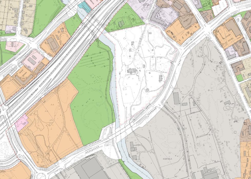 Asemakaava Voimassa olevan asemakaavan mukaan (kaava nro 0910, hyväksytty 6.6.2011) on kaupunkipuistosta poistettavaksi esitetty alue lähivirkistysaluetta (VL).