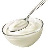Valitse sileitä vaihtoehtoja kuten maustamaton jogurtti, vanilja- tai hunajajogurtti Ei vadelma- tai mansikkajogurttia tai sellaisia vaihtoehtoja, jotka sisältävät