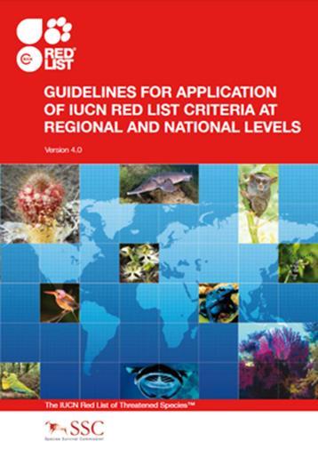 Guidelines for Using the IUCN Red List Categories and Criteria, version 12.