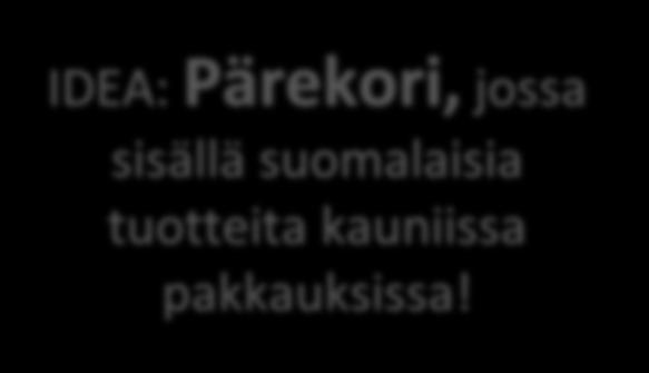 erikoispäivinä.