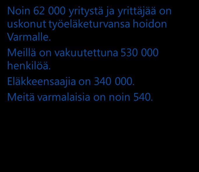 Perustehtävä Varma on mukana 870 000