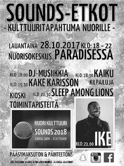 SIVISTYSTOIMI Siikajoen nuoriso- ja vapaa-aikatoimi Nuoriso- ja liikuntasihteeri Marko Äijälä puh. 040 3156 241 Etsivä nuorisotyöntekijä Katja Kuusirati puh.