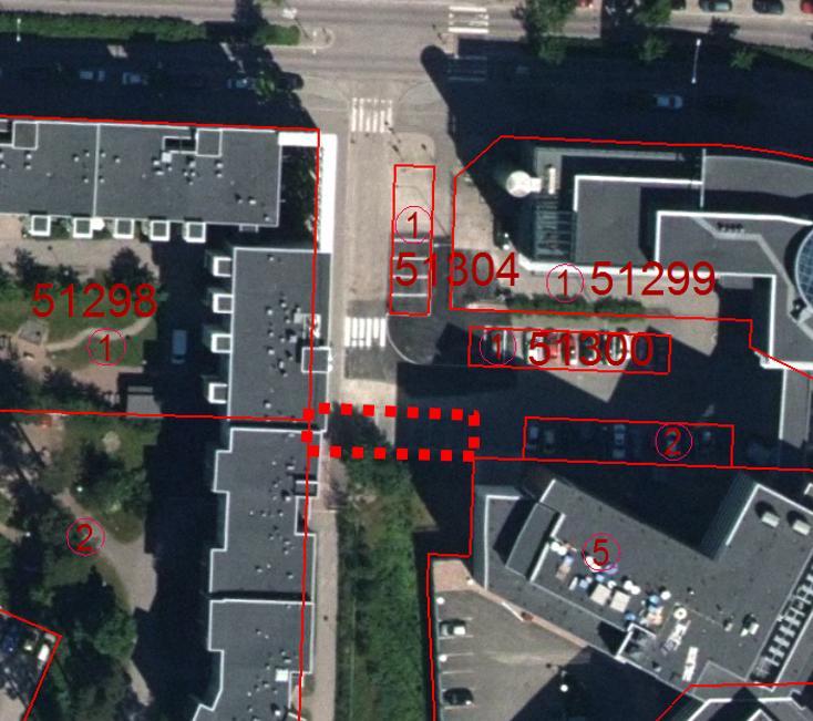 03/2017 Asemakaavan muutoksella muutetaan osa Säterinkujan katualuetta autopaikkojen korttelialueeksi (LPA).