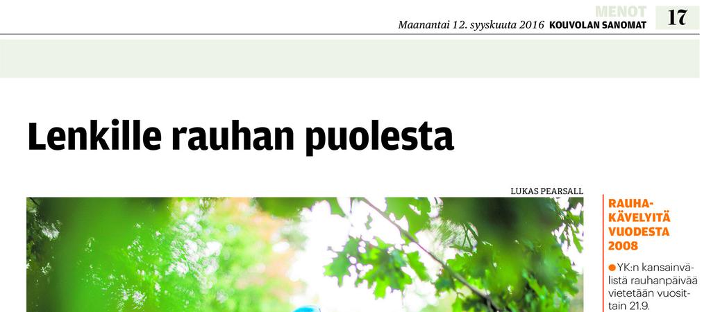 13 Maanpuolustustapahtuma Kouvolassa Kymenlaakson