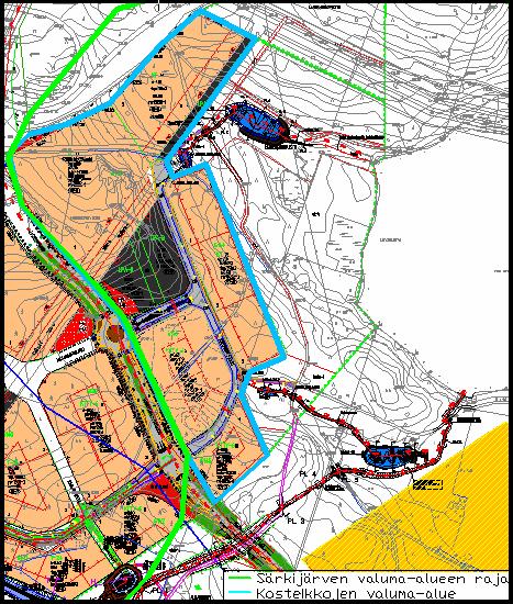 18 5.1 Lahdesjärven asemakaava-alue Lahdesjärven asemakaava-alueelta (8,6 ha) hulevedet kerätään sadevesiviemäreillä, jotka purkavat vetensä laskeutusaltaisiin.